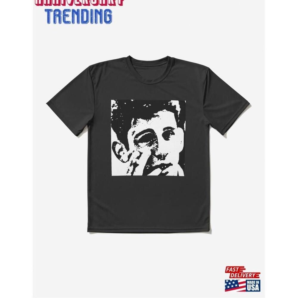Shane Macgowan The Pogues Black And White Print Active Tshirt Classic